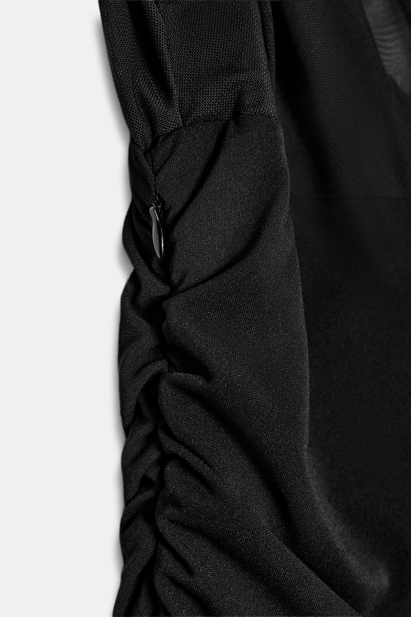 Draped Midi Dress