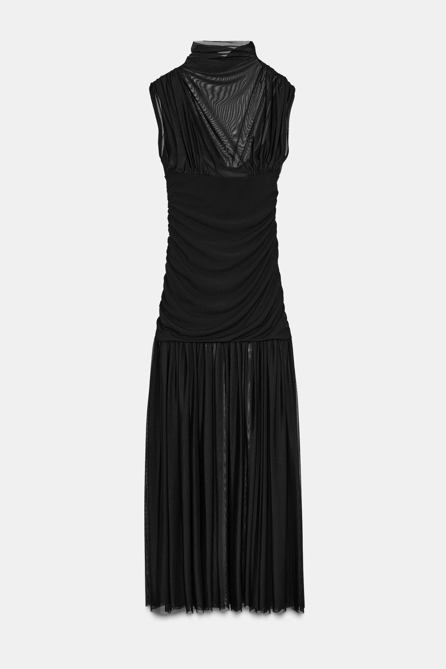 Draped Midi Dress