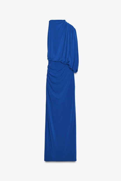 Draped Cape Dress