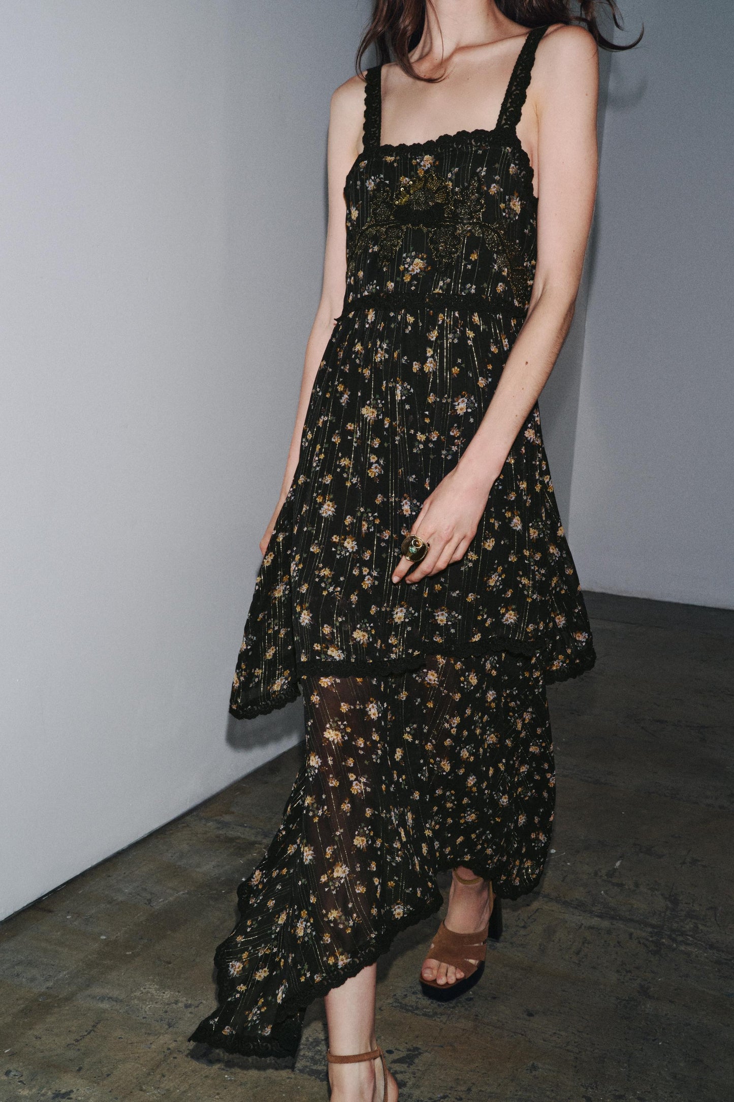 Tri Floral Print Dress