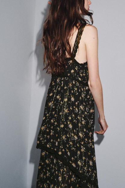 Tri Floral Print Dress